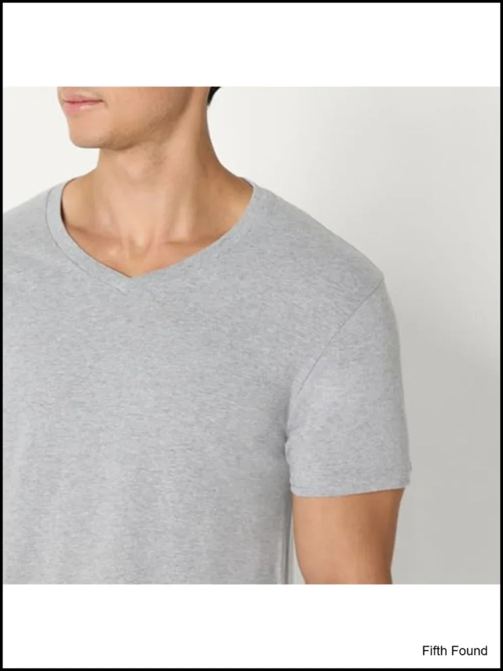 Men's Slim Fit V-Neck Undershirts Cotton Blend Pack of 6